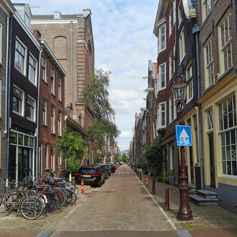 Straße in Amsterdam